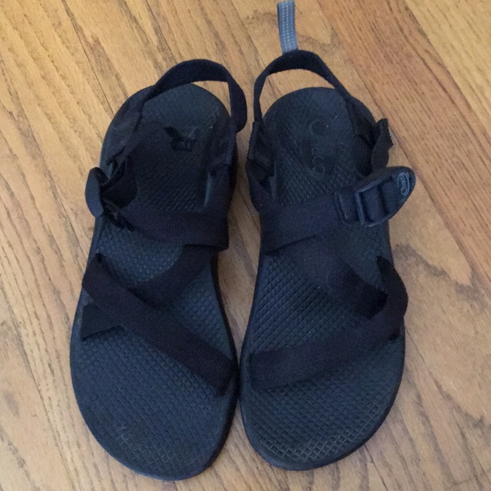 Chaco’s black sandals